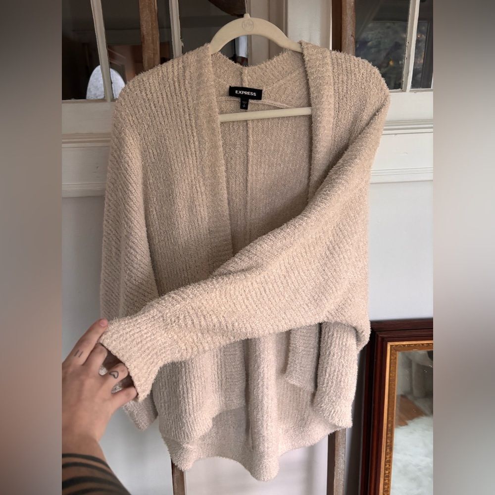 Express Soft Open Front Cardigan - Picture 4 of 4